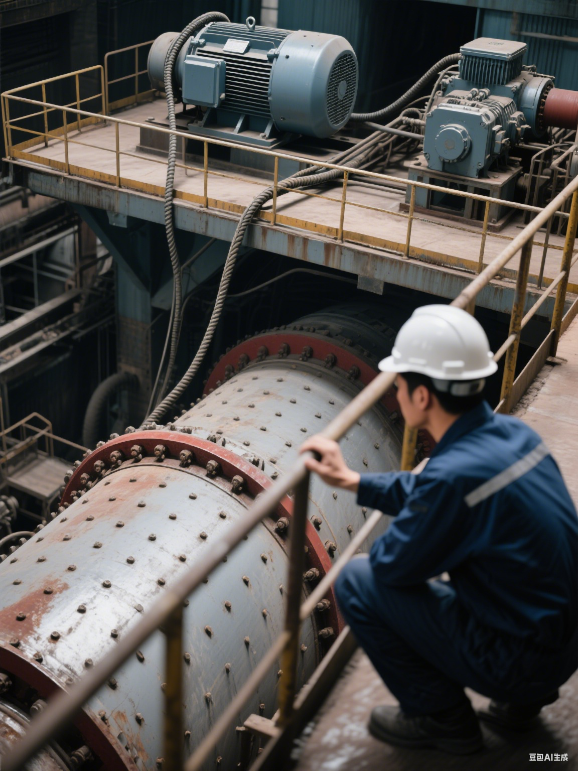 大型球磨机安装项目